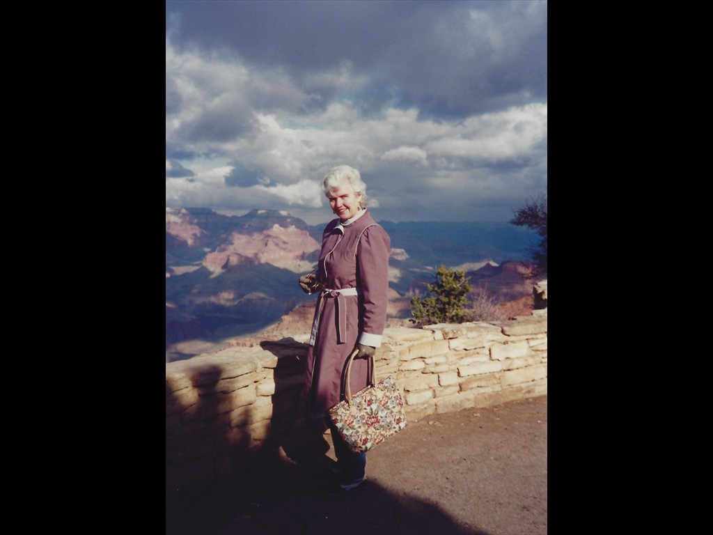 Bobbi Overlooking Grand Canyon